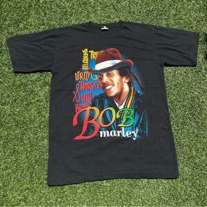 VTG 00’s Bob Marley Rap Style Black Tee